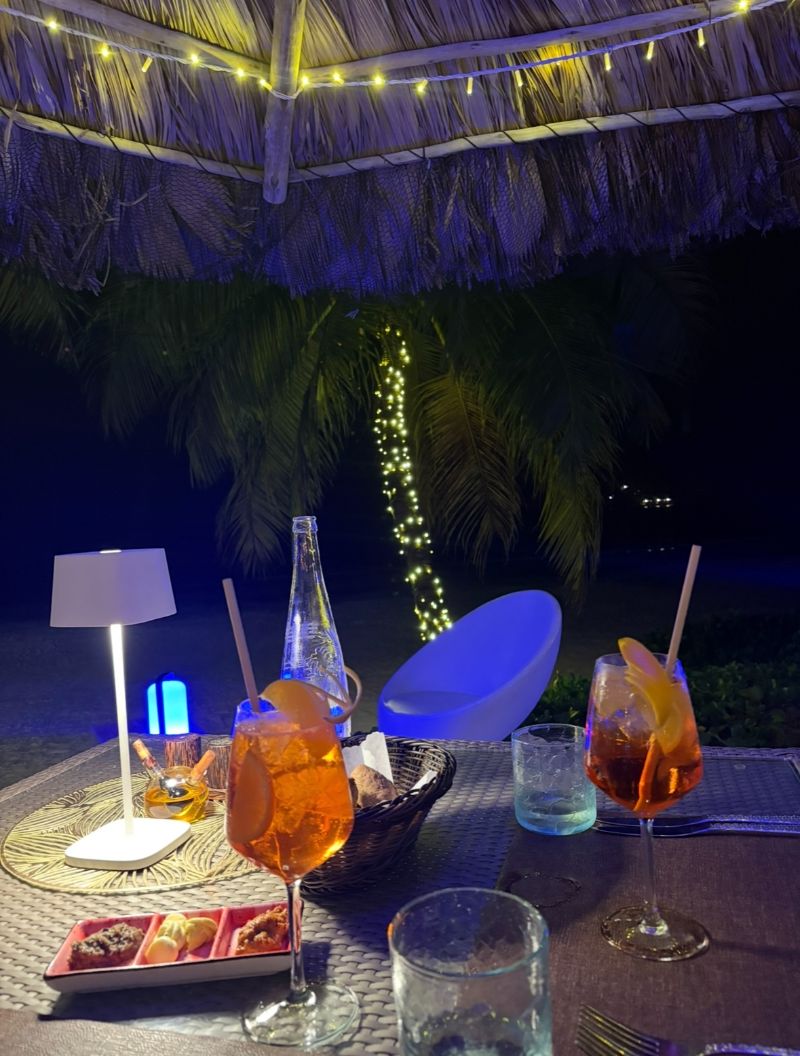 Diner romantique seychelles plage