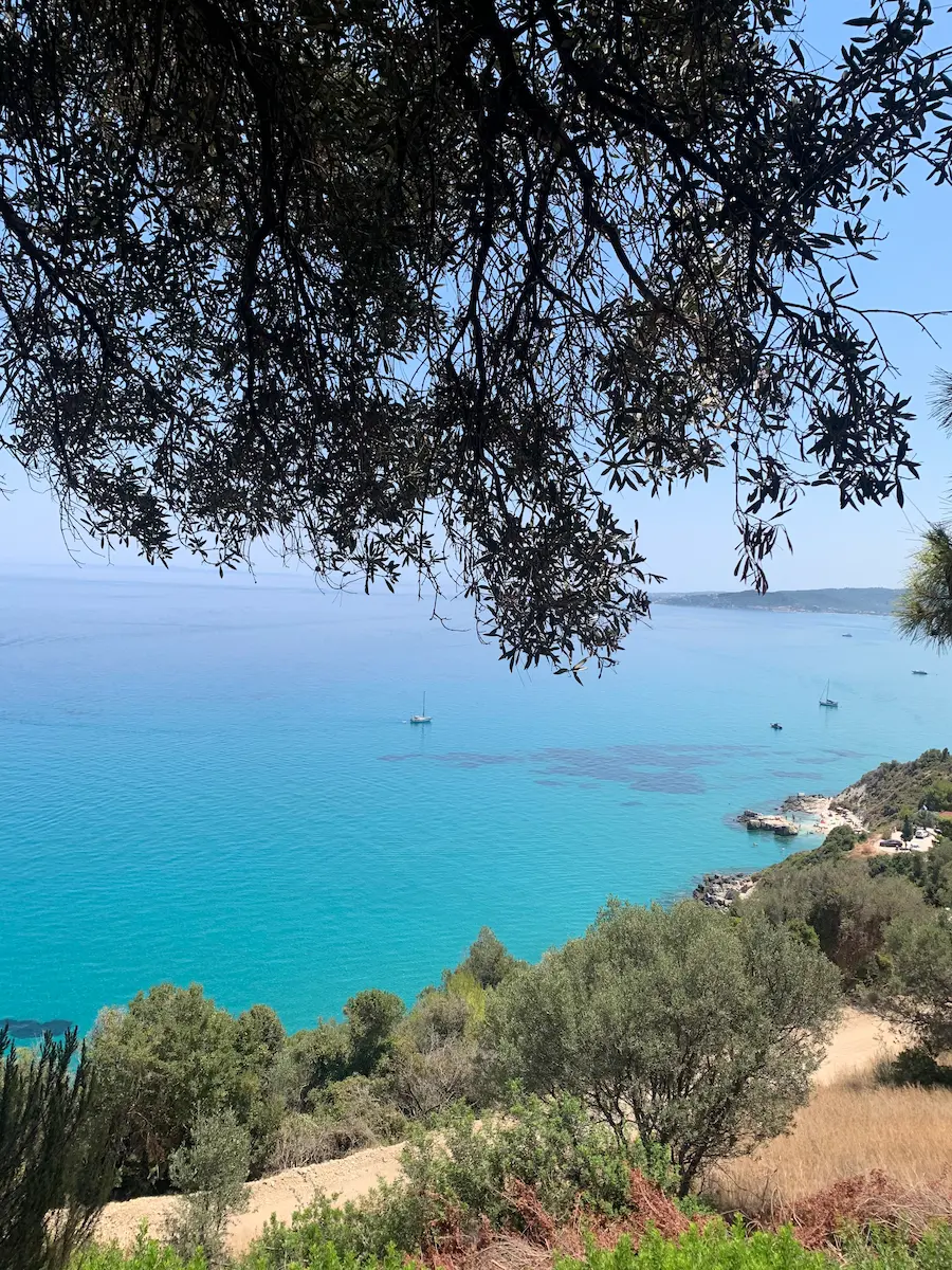 vue mer avec olivier zakynthos zante