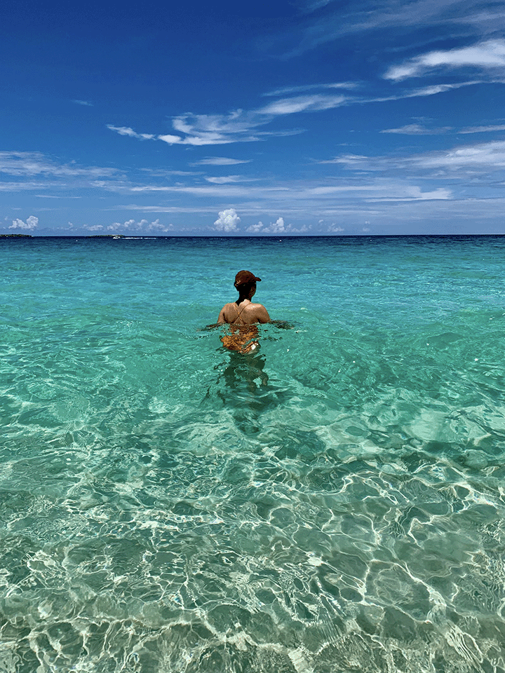 femme mer caraibes organisation voyage